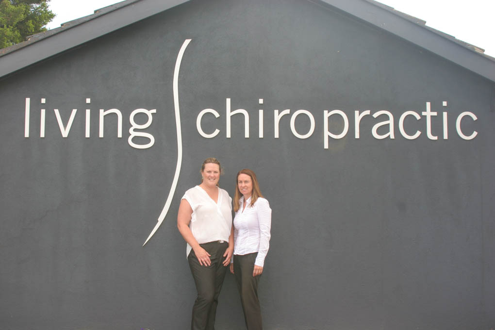 Dr Hayes and Dr Hiddle at Living Chiropractic