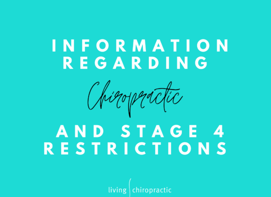 Chiropractic & Stage 4 Restrictions